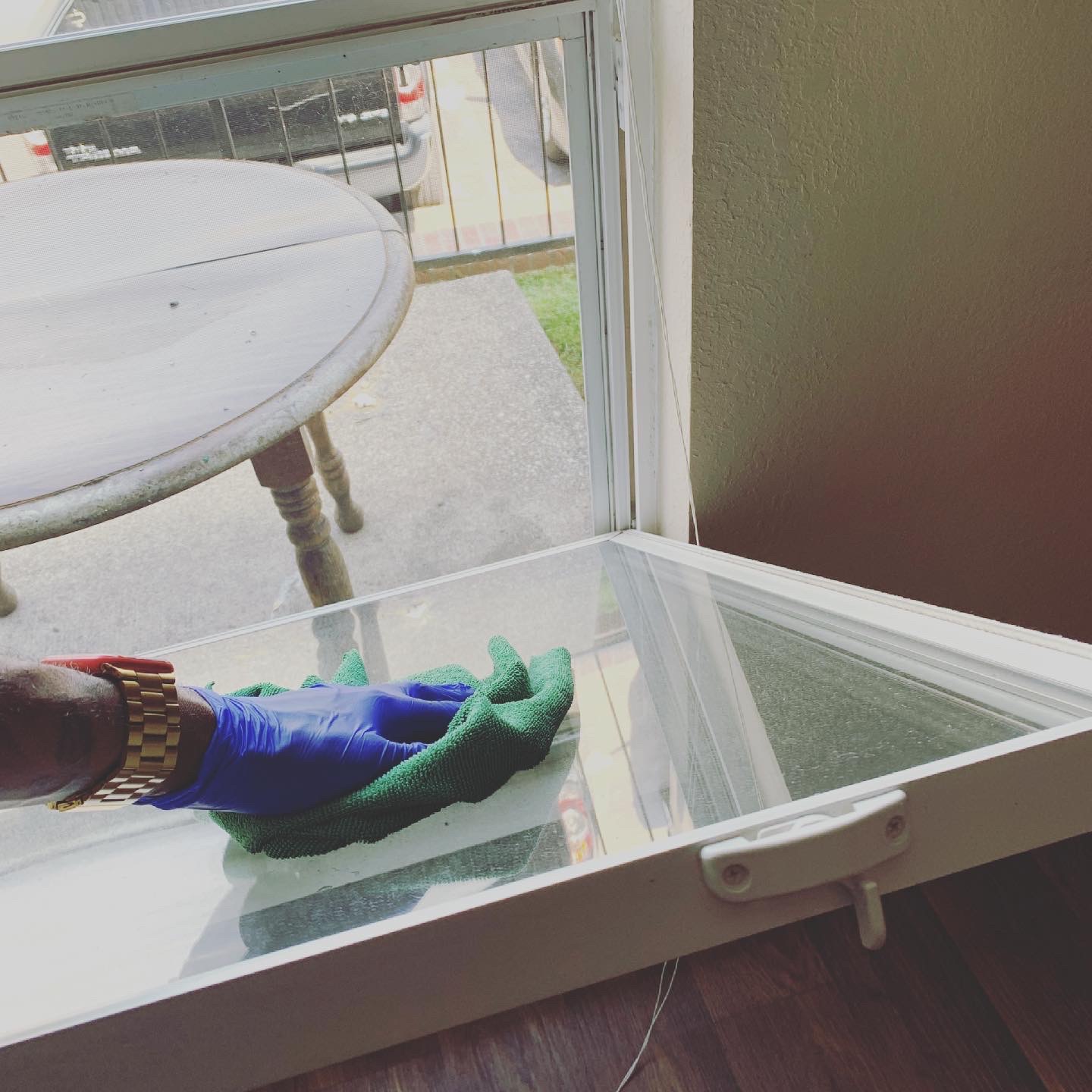 Office window cleaning by Tidy Guys crew