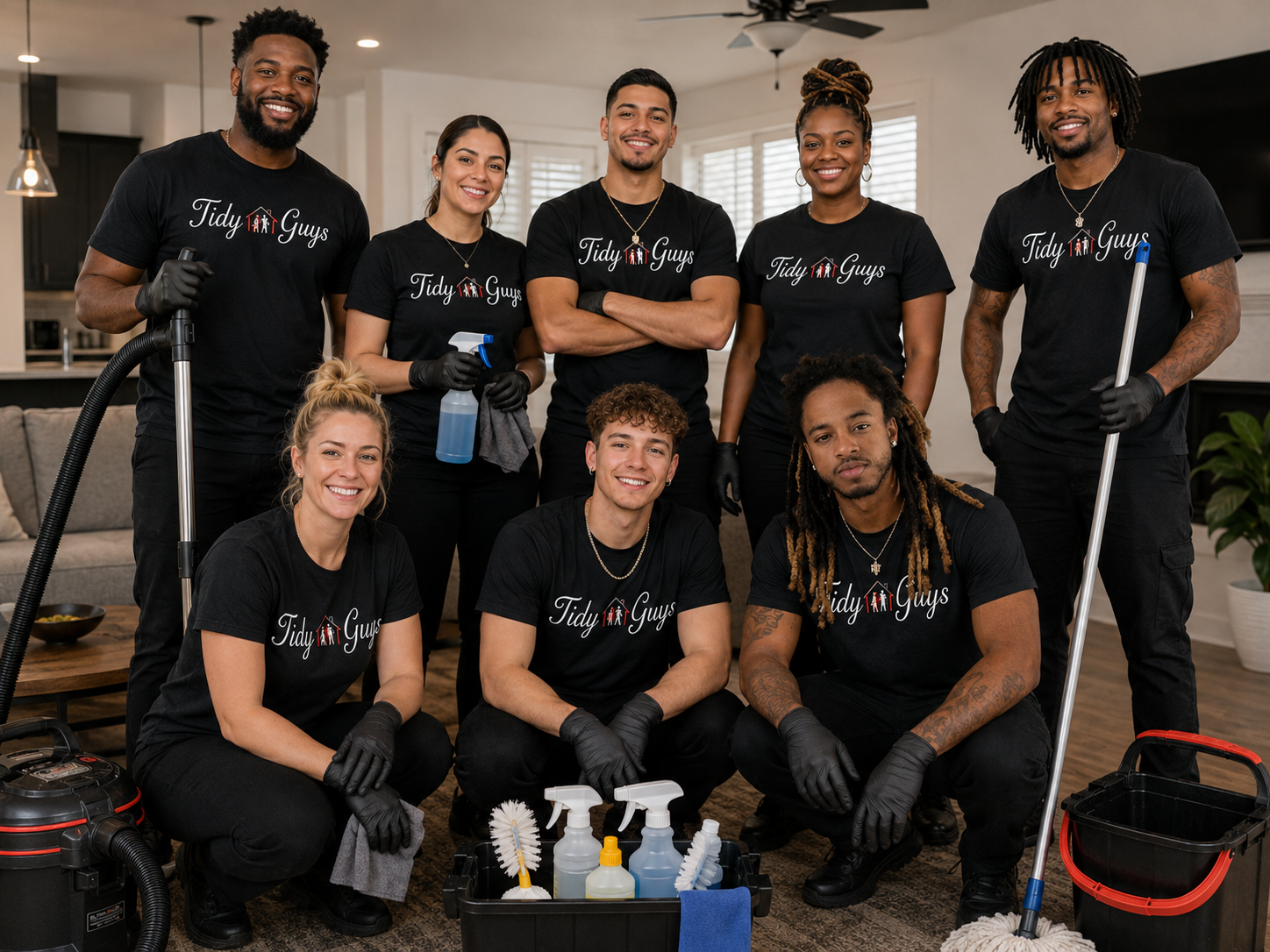 The Tidy Guys commercial cleaning crew in Nashville, TN